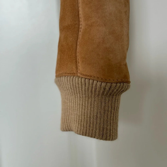 Vintage Abercrombie and Fitch 100% Leather Shell Jacket - Picture 6 of 13